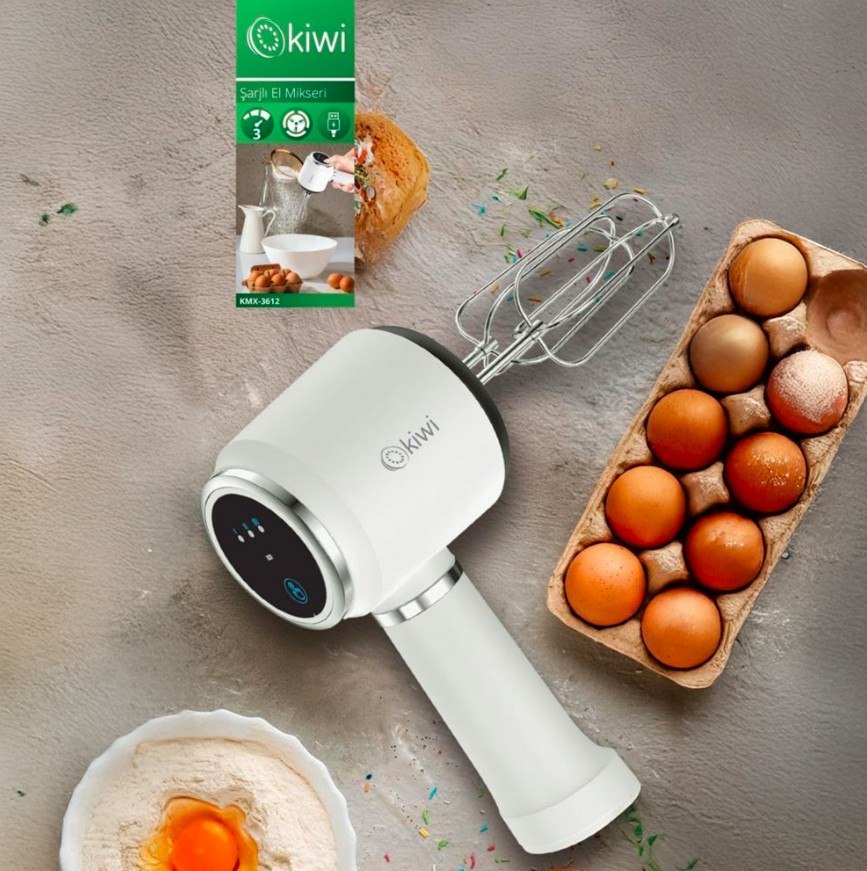 N11 - Kiwi Kmx-3612 500 W 3 Hız Kademeli Şarjlı El Mikseri İndirimi